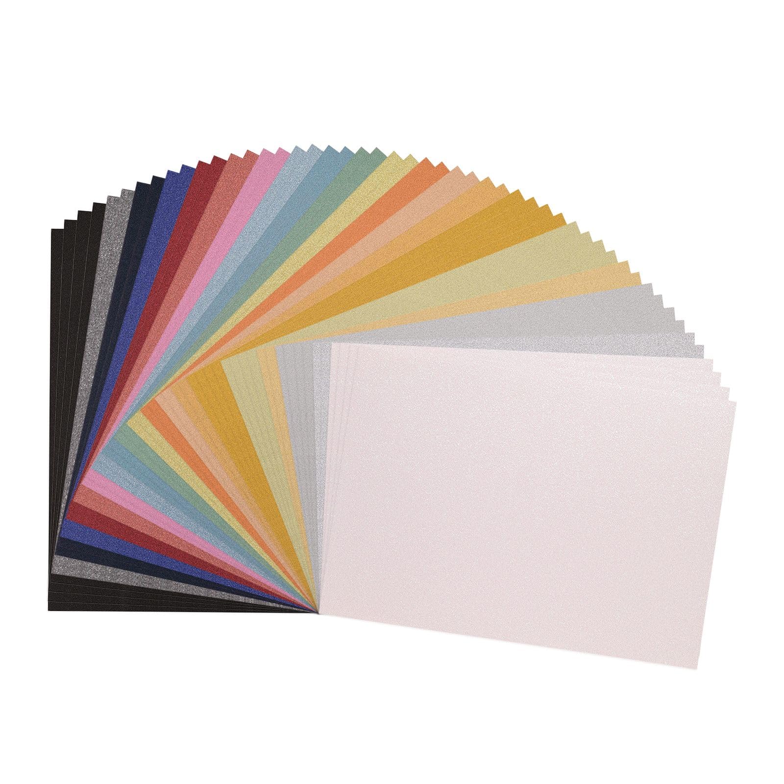 vaessen-creative-florence-glitzer-tonkarton-a4-bunt-50-blatt-20-farben image 1