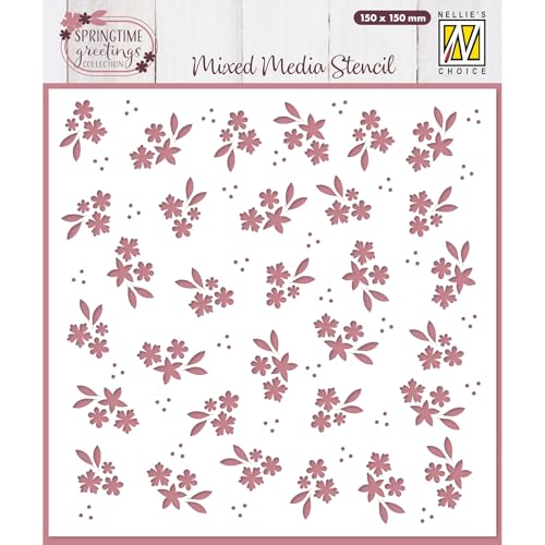 nellie-s-choice-schablone-blumen-15x15cm-stencil-ostern-wei image 2