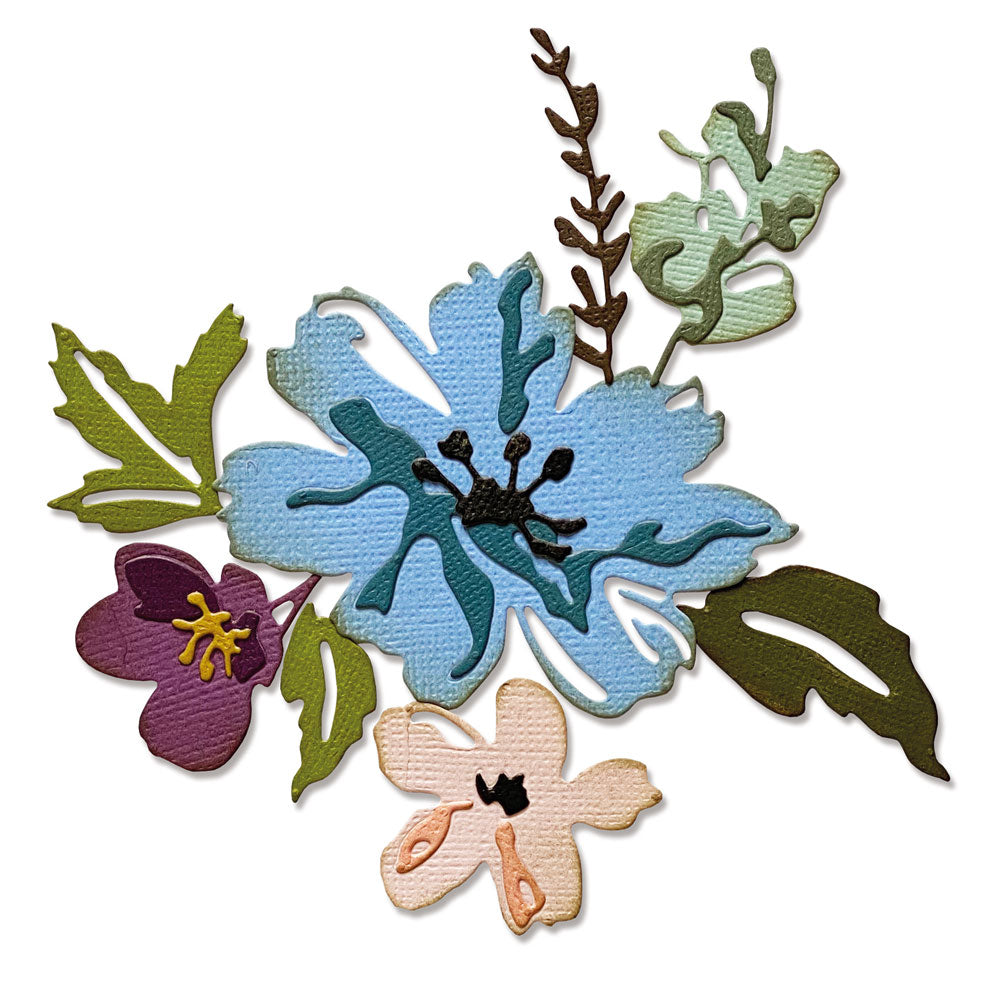sizzix-thinlits-brushstroke-flowers-2-tim-holtz-stanzen-8er image 1