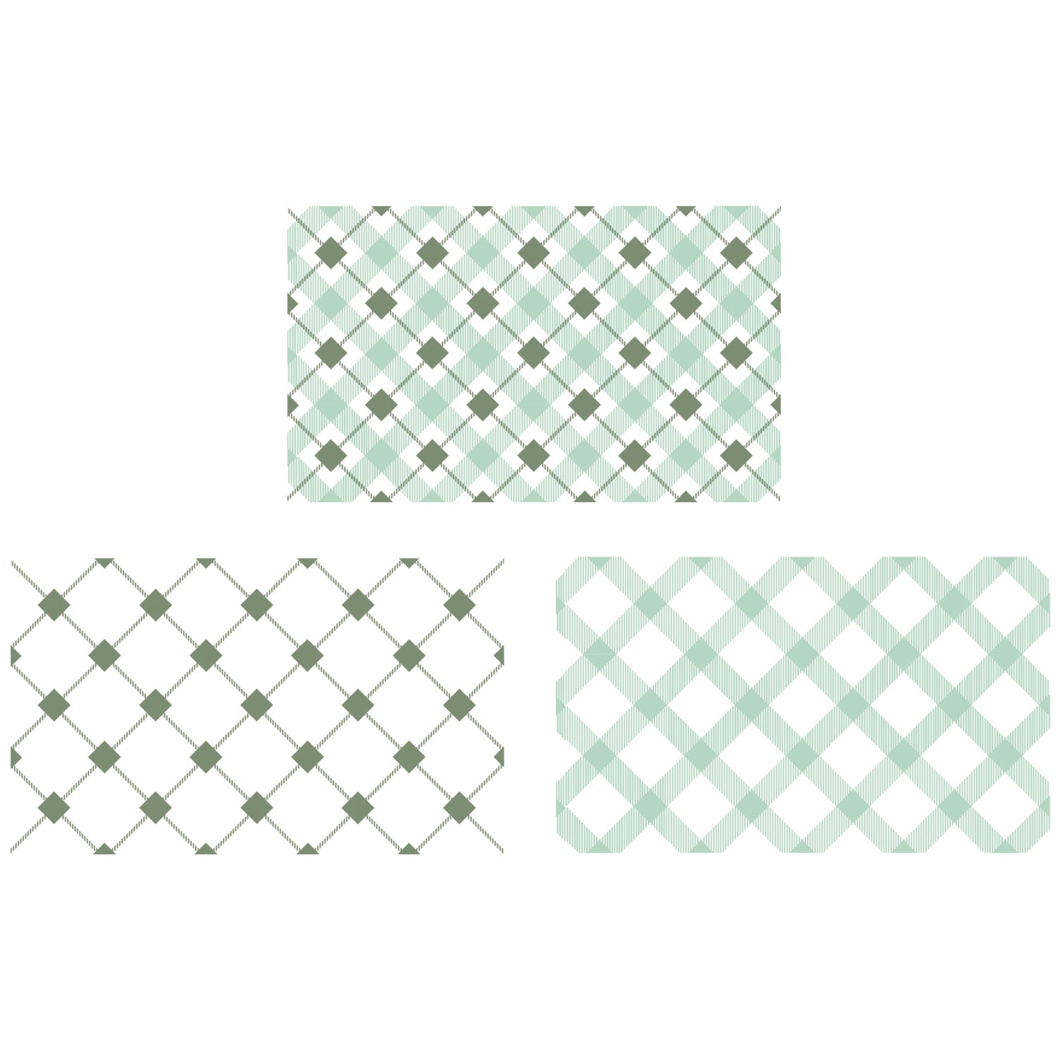 sizzix-clear-stamps-tartan-49-and-market-stempel-2tlg-karo image 1