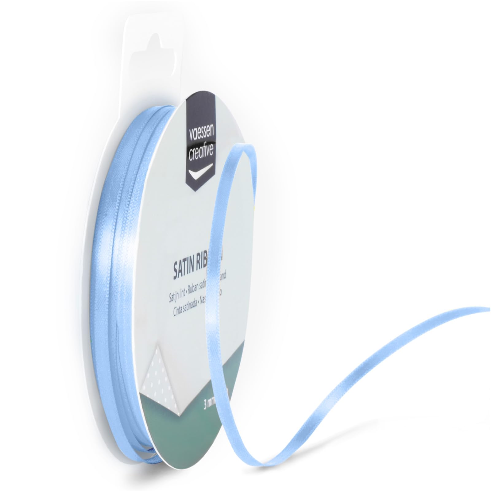 vaessen-florence-satinband-hellblau-3mm-x-10m-geschenkband image 1