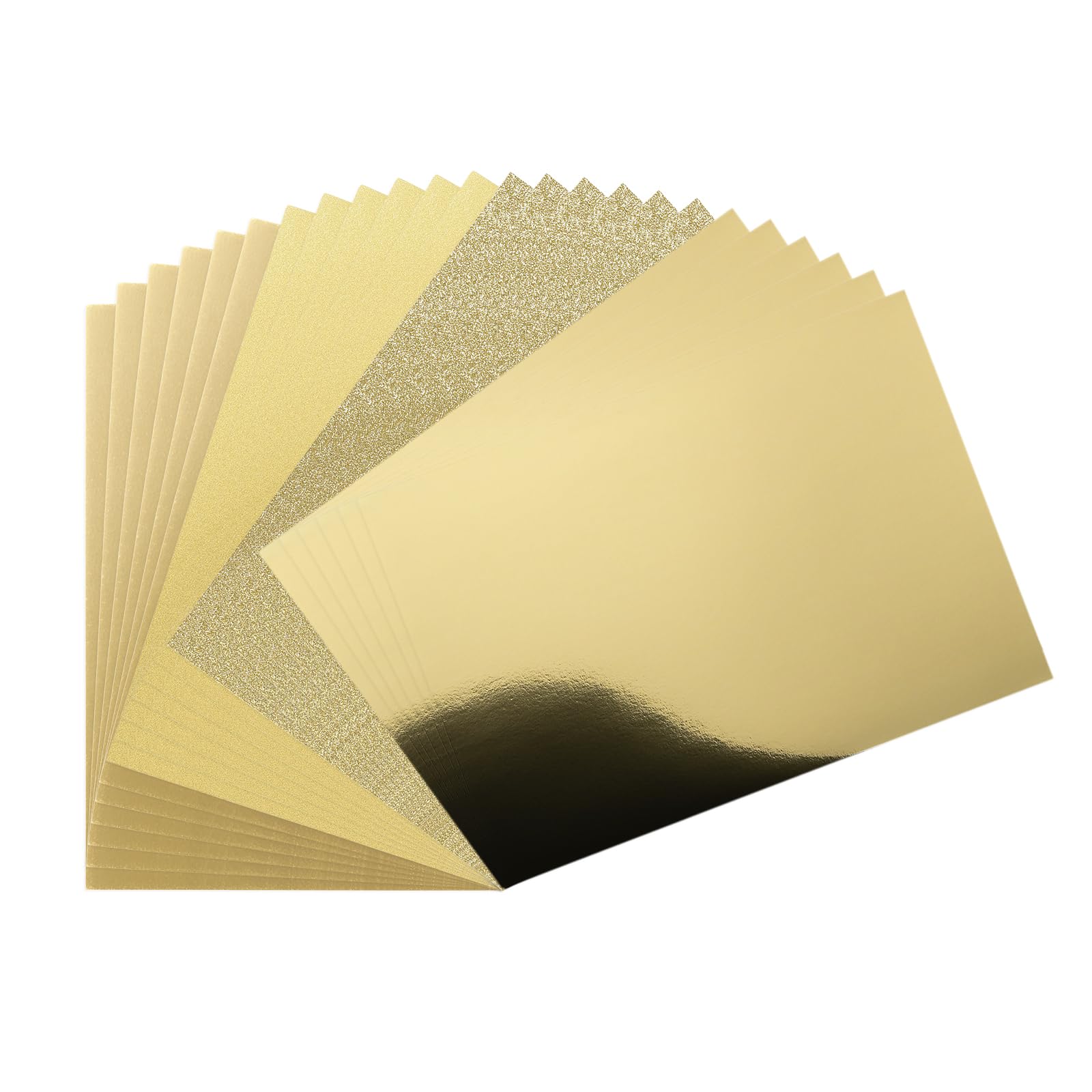 vaessen-creative-florence-karton-a4-gold-24-blatt-250g-glitzer image 1