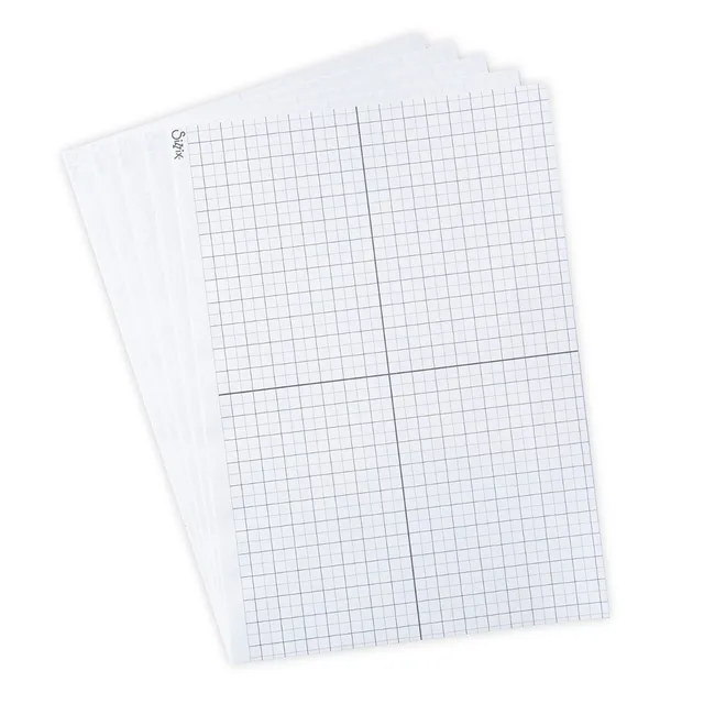 sizzix-sticky-grid-sheets-klebefolie-5er-pack-schablonen-halter image 1