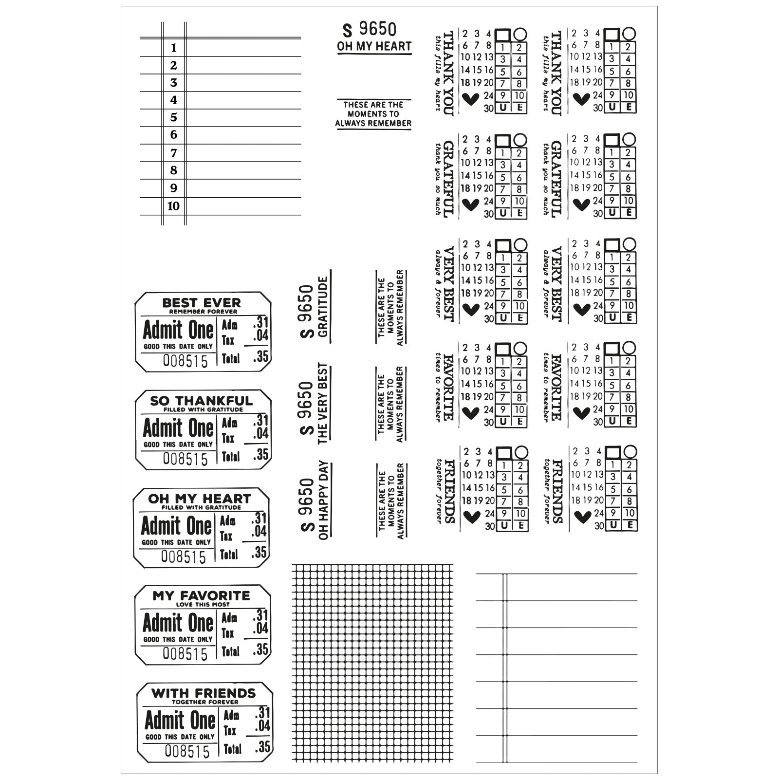 sizzix-framelits-stempelset-forever-journal-21-tlg-49-and-market image 3