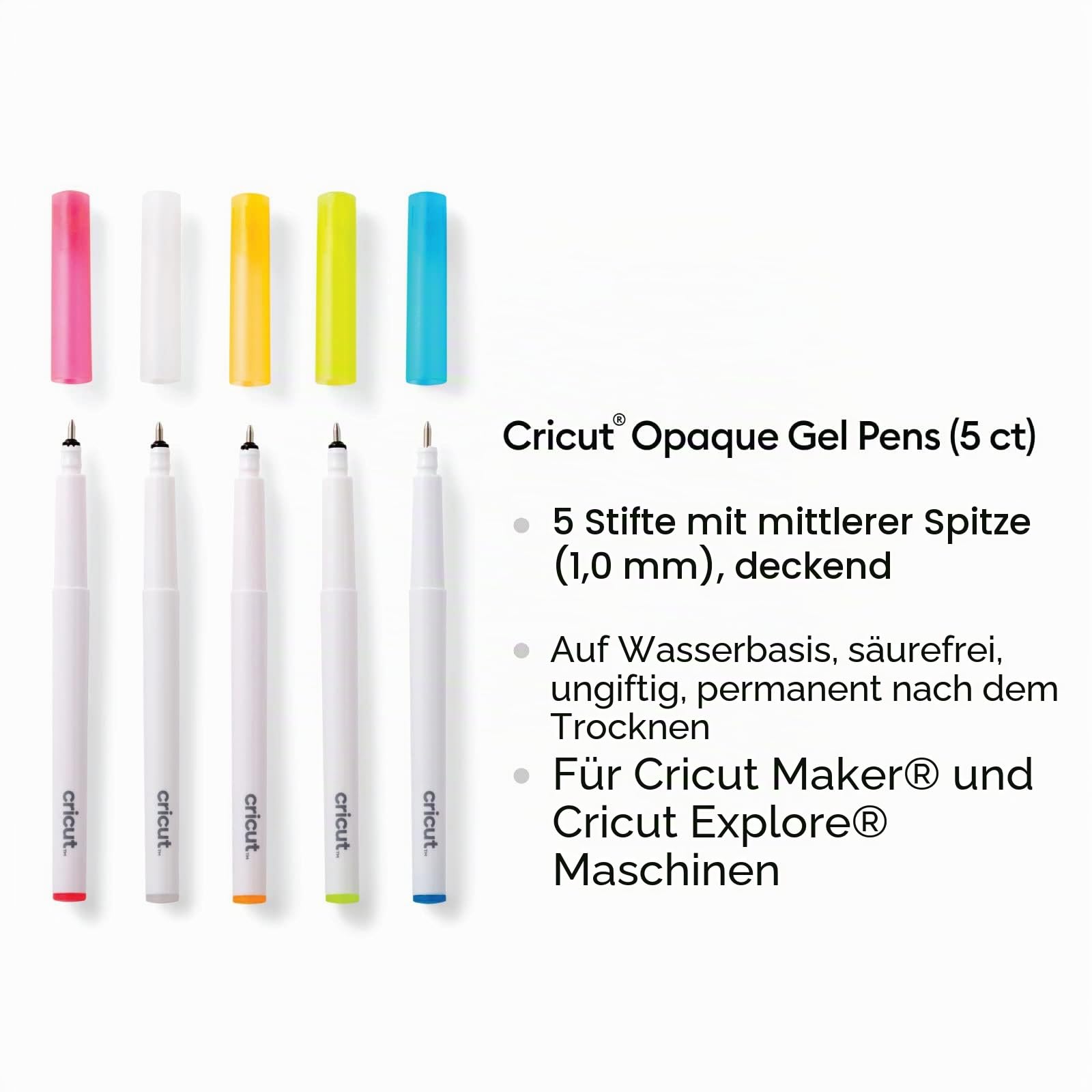 cricut-maker-gelstifte-opaque-brights-1-0-mm-5er-pack-bunt image 3