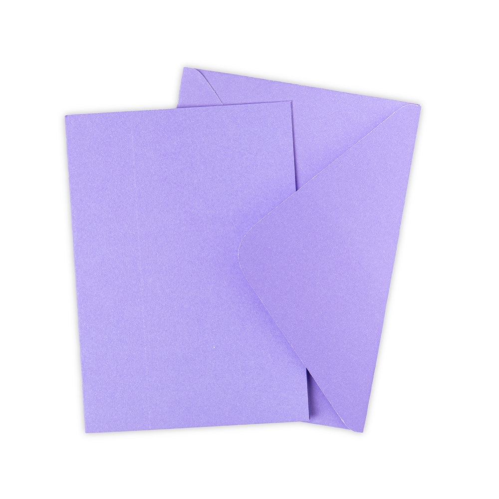 sizzix-surfacez-karten-und-umschl-ge-a6-lavender-dust-10er image 1