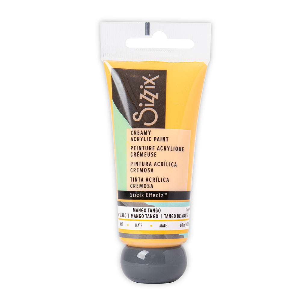 sizzix-effectz-acrylfarbe-mango-tango-60-ml-matt-orange image 1