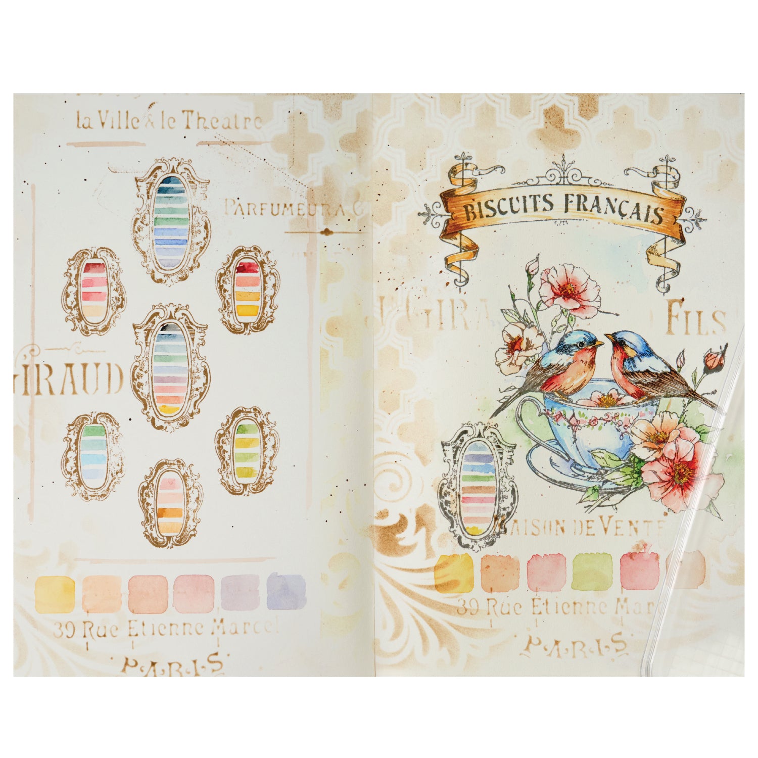 sizzix-studio-birds-biscuits-stempel-schablonen-11-tlg image 1