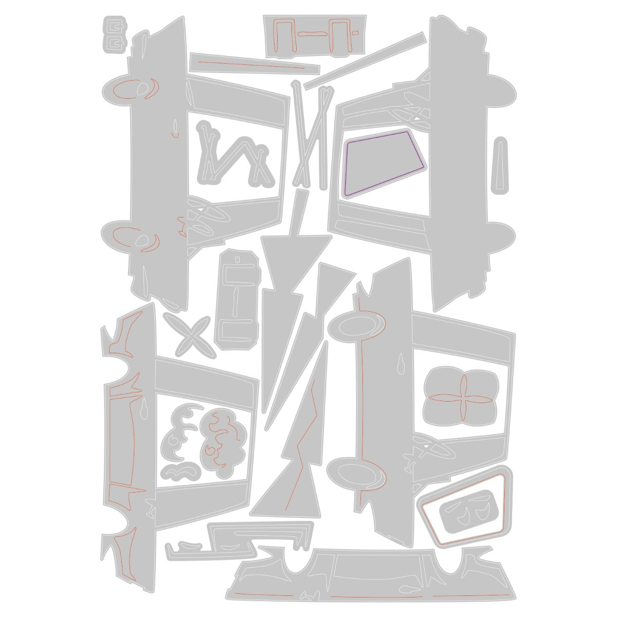 sizzix-thinlits-road-trip-colorize-stanzformen-25-tlg image 2