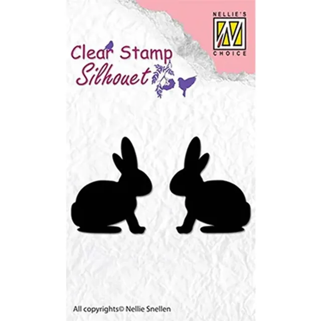 nellie-snellen-cut-easy-clear-stamps-silhouette-hase-25x30mm image 1