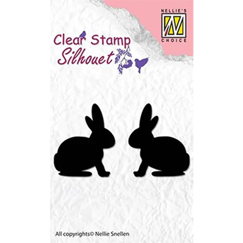 nellie-snellen-cut-easy-clear-stamps-silhouette-hase-25x30mm image 1