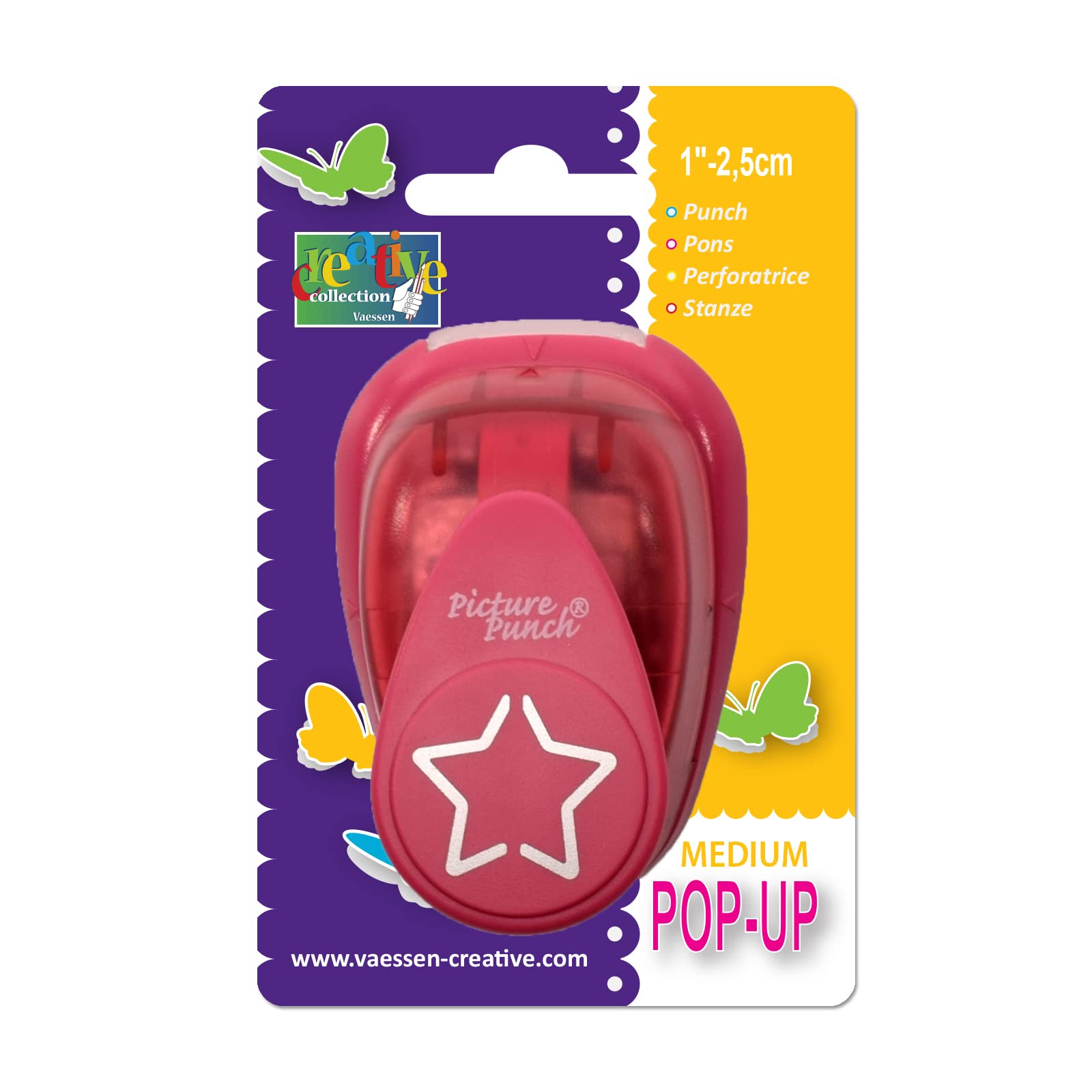 vaessen-creative-cut-easy-3d-stern-motivstanzer-2-2x2-4-cm image 4