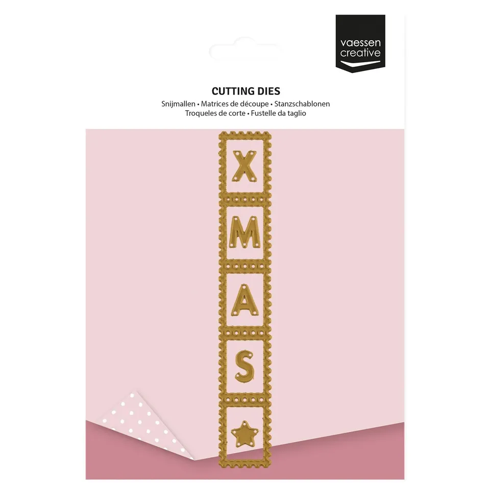vaessen-creative-cut-easy-briefmarkenstreifen-stanzschablonen-6-tlg-weihnachten image 1