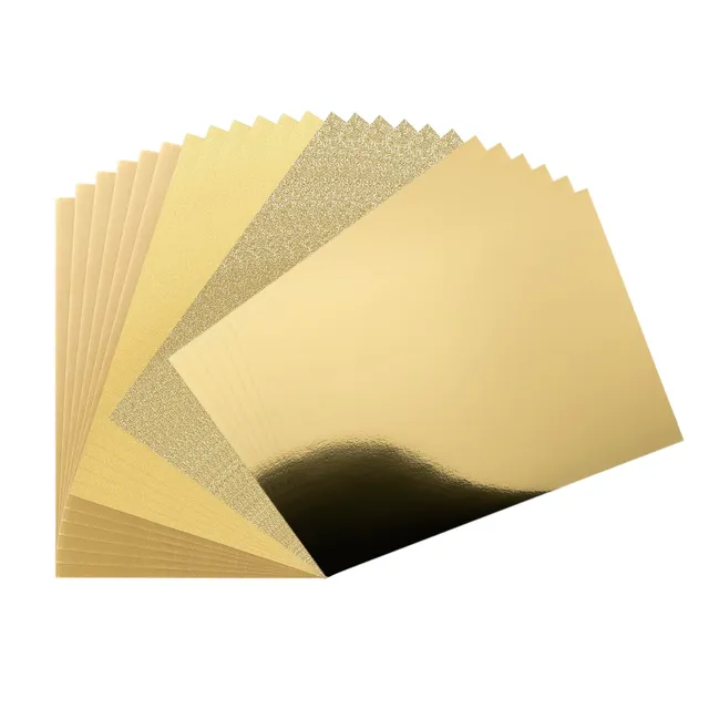 vaessen-creative-florence-karton-a4-gold-24-blatt-250g-glitzer image 1