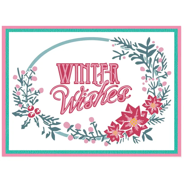 sizzix-layered-stencils-winter-wishes-3-schablone-a6-4er image 1