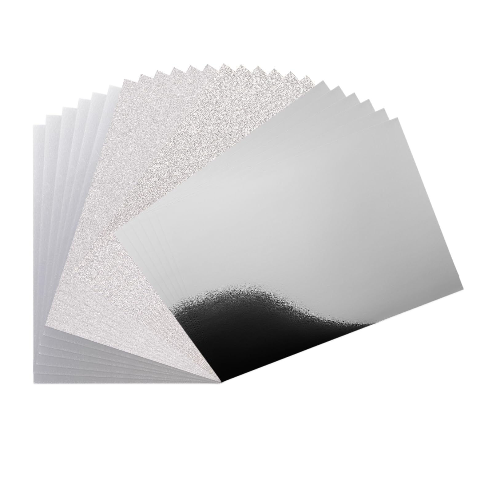 vaessen-creative-florence-karton-a4-silber-24-blatt-250g-glitzer image 1