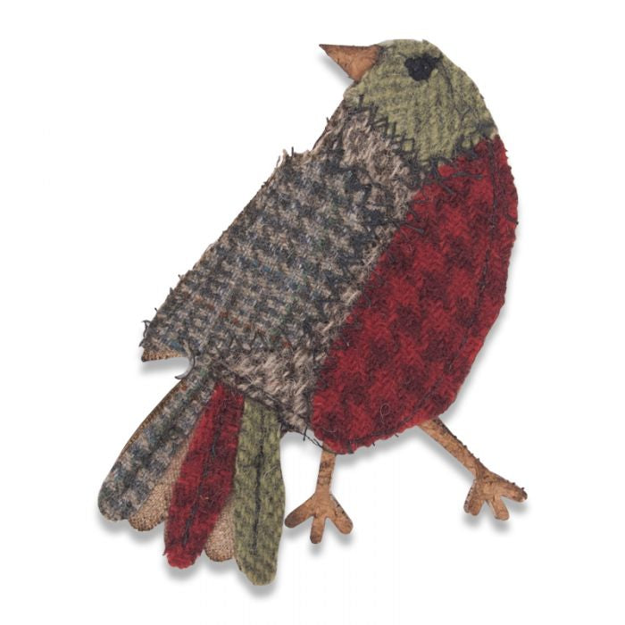 sizzix-bigz-patchwork-bird-stanzform-vogel-tim-holtz-stoff image 1