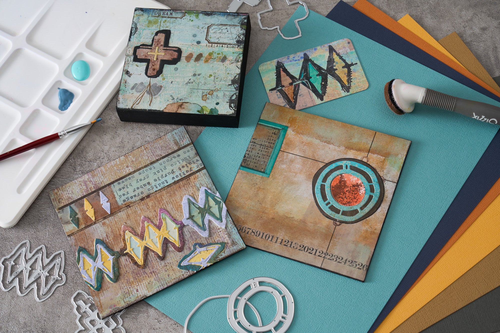 sizzix-thinlits-roundabouts-stanzschablonen-9-tlg-abstrakt image 3