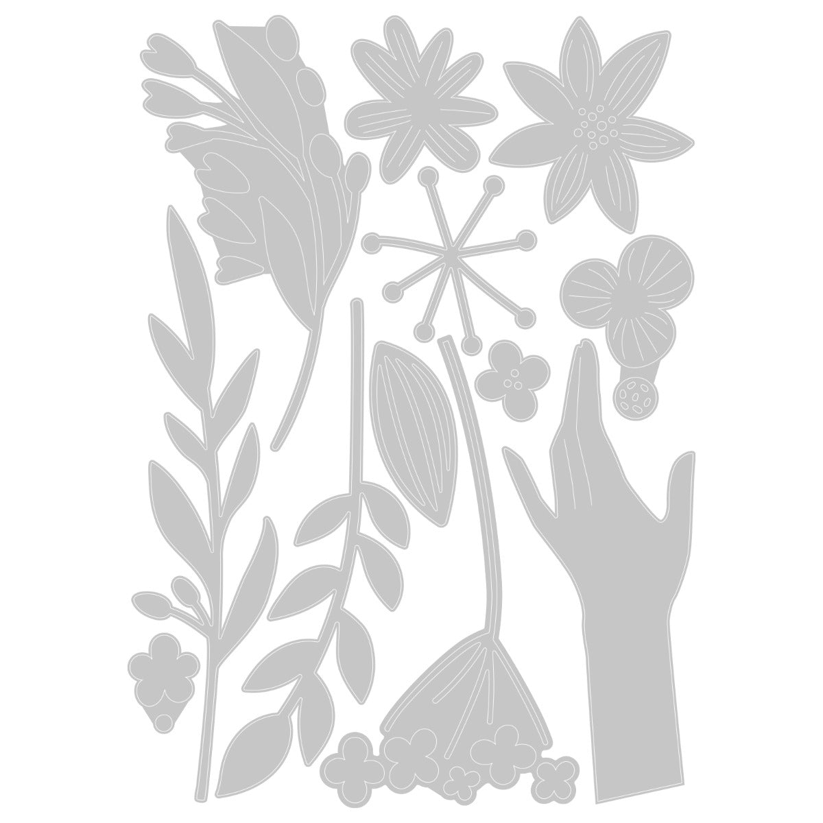 sizzix-thinlits-pass-the-bouquet-stanzform-12tlg-blumen image 2