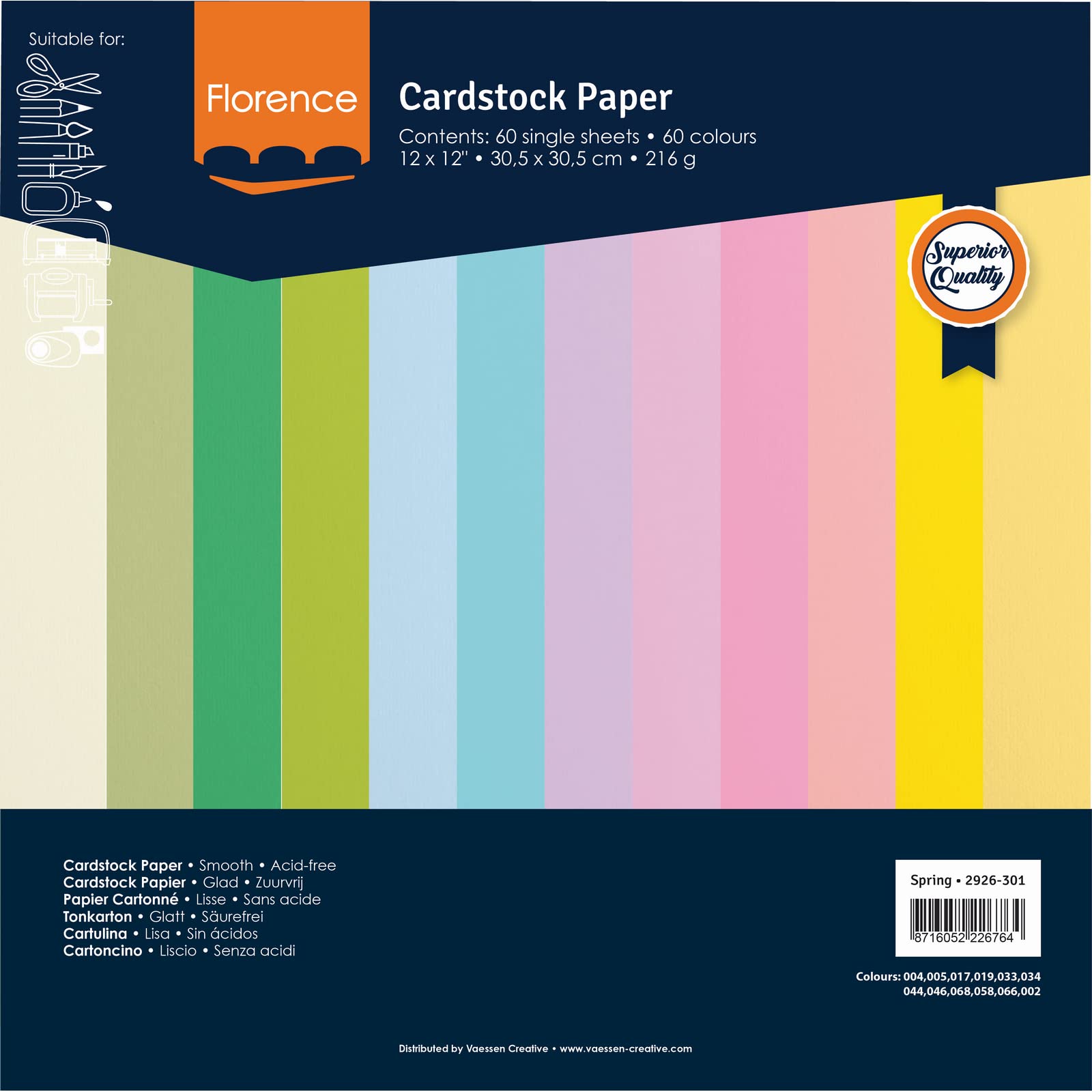 vaessen-creative-florence-cardstock-fr-hling-60-blatt-216g image 5