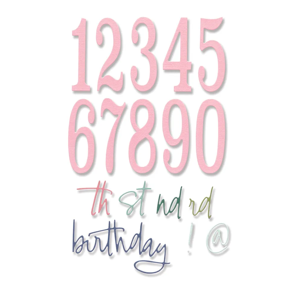 sizzix-thinlits-fabulous-birthday-numbers-stanzen-15tlg-zahlen image 1