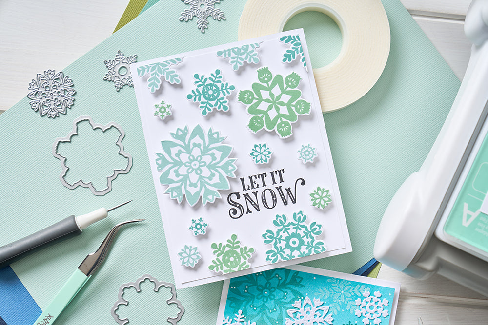 sizzix-clear-stamps-white-christmas-catherine-pooler-12tlg-schnee image 4