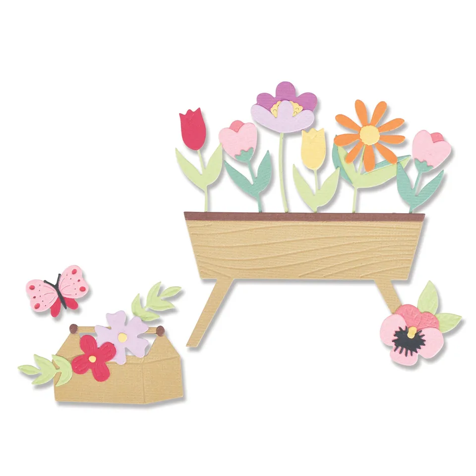 sizzix-thinlits-in-the-garden-stanzschablonen-20tlg-blumen image 1