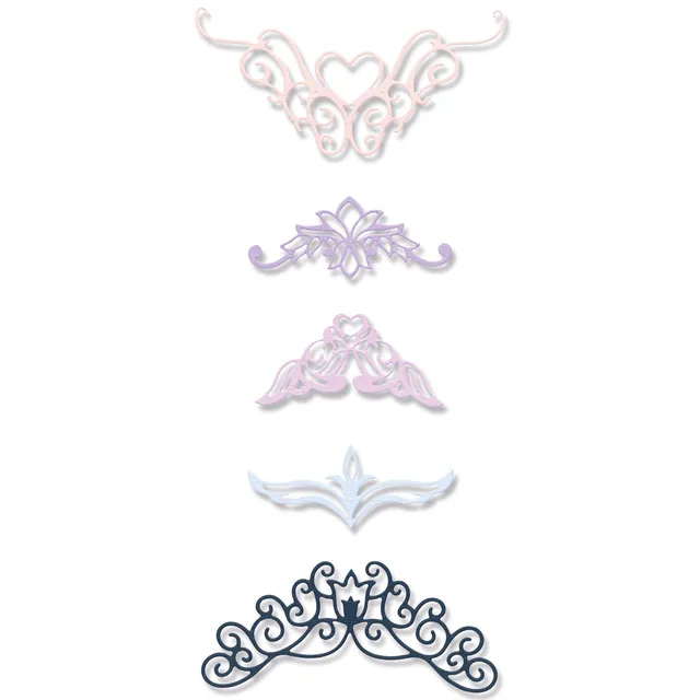 sizzix-thinlits-fanciful-corners-stanzformen-5tlg-ecken image 1