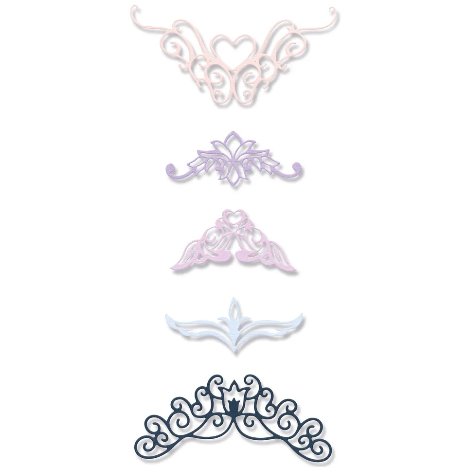 sizzix-thinlits-fanciful-corners-stanzformen-5tlg-ecken image 1