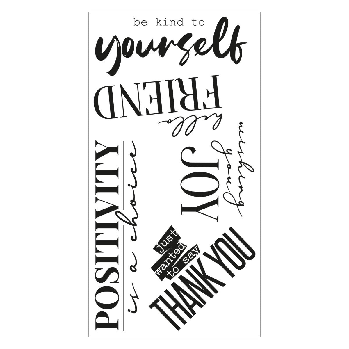 sizzix-clear-stamps-sunnyside-sentiments-8-5-teilig image 2