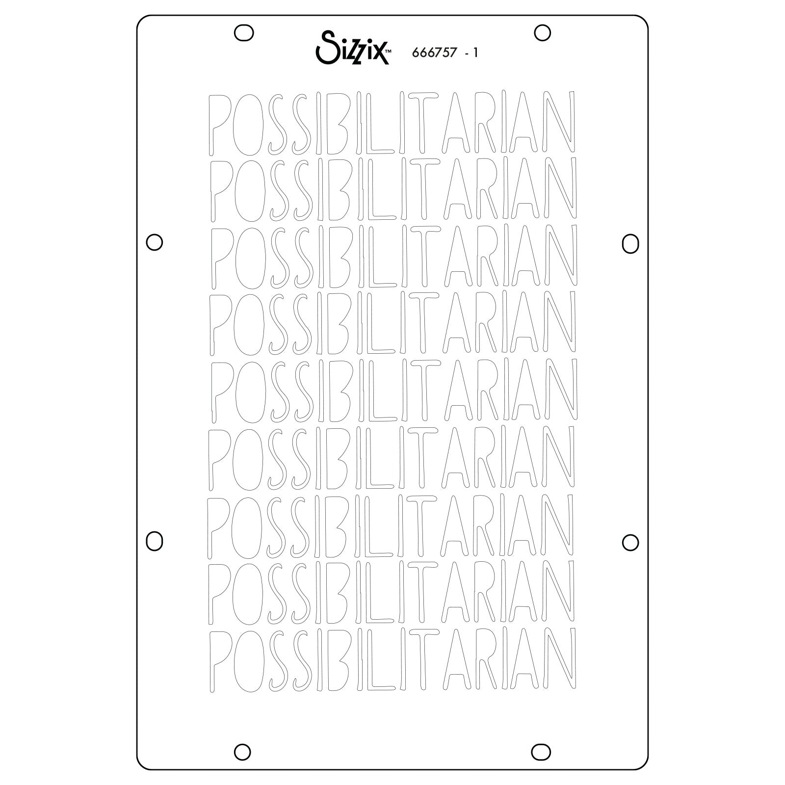 sizzix-studio-possibilitarian-stempelset-13tlg-schablonen-cat-kerr image 3