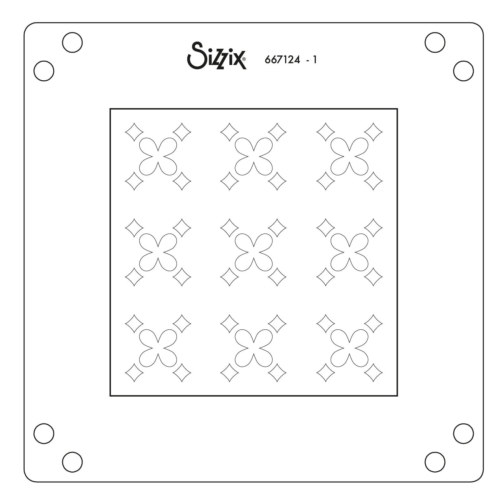 sizzix-mini-schablonen-fanciful-snowflakes-schneeflocken-2er image 4