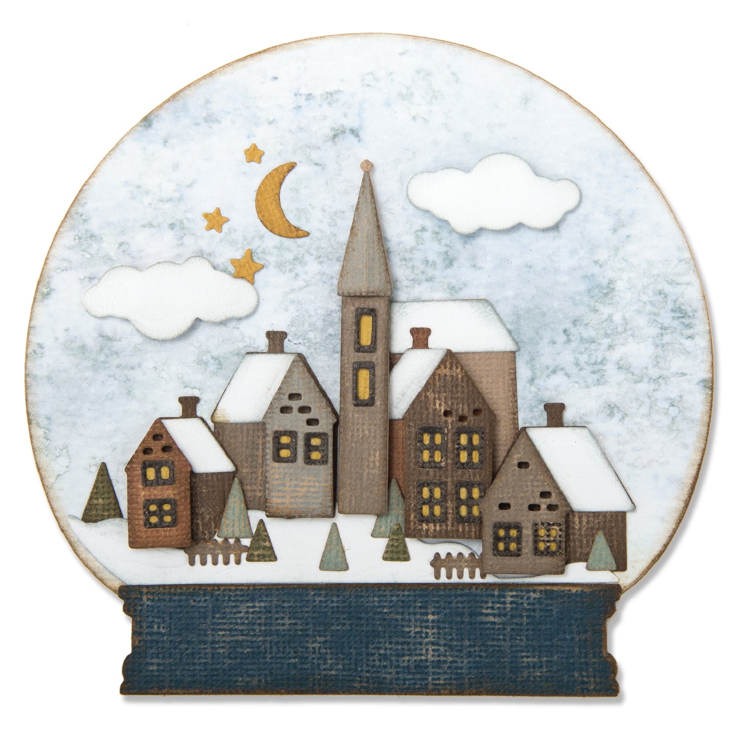 sizzix-thinlits-snowglobe-2-stanzschablonen-26-tlg-winter image 1
