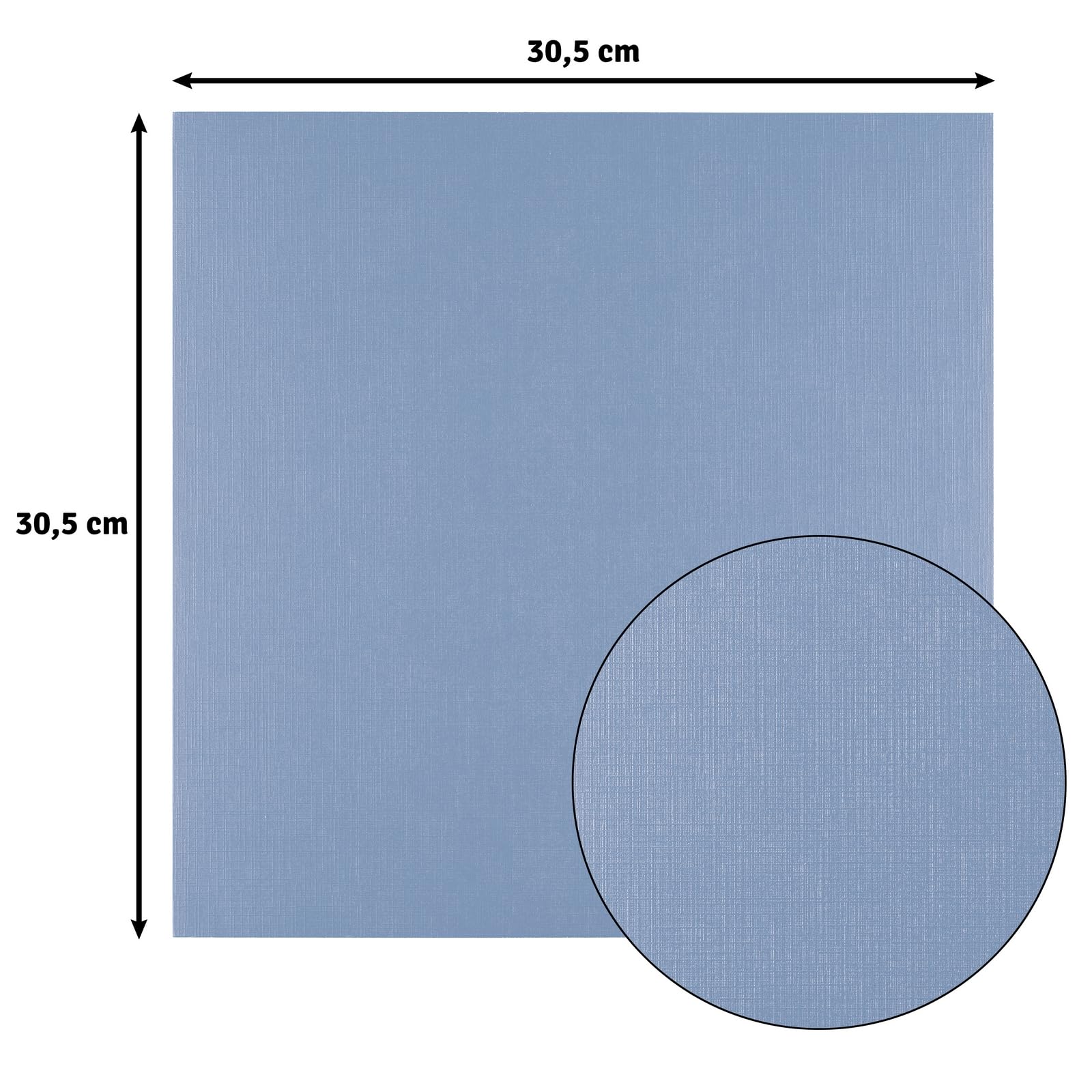 vaessen-florence-leinenkarton-steel-blau-30-5cm-10st-250g image 2