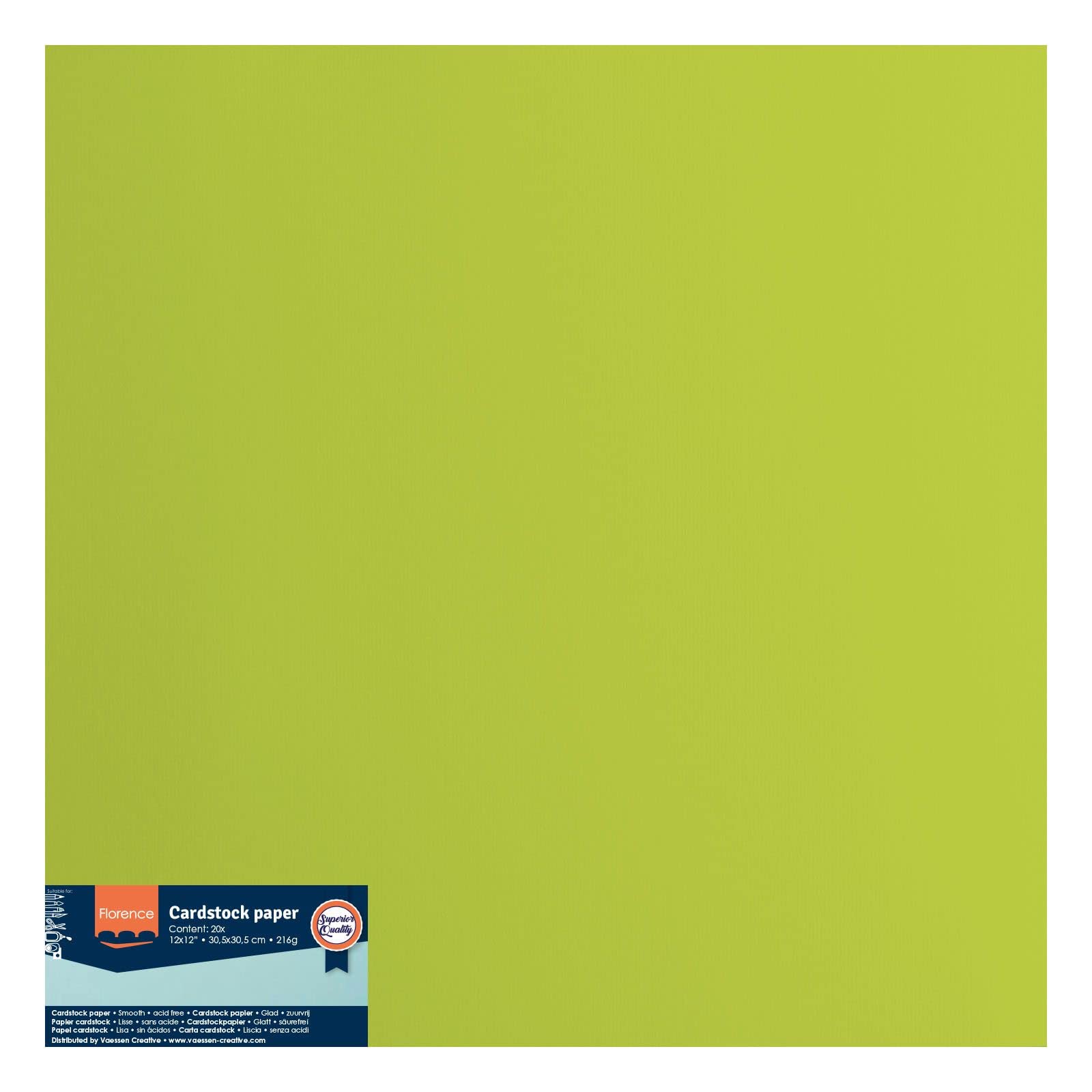 vaessen-florence-cardstock-tonkarton-gr-n-30-5cm-20-stk-216g image 6