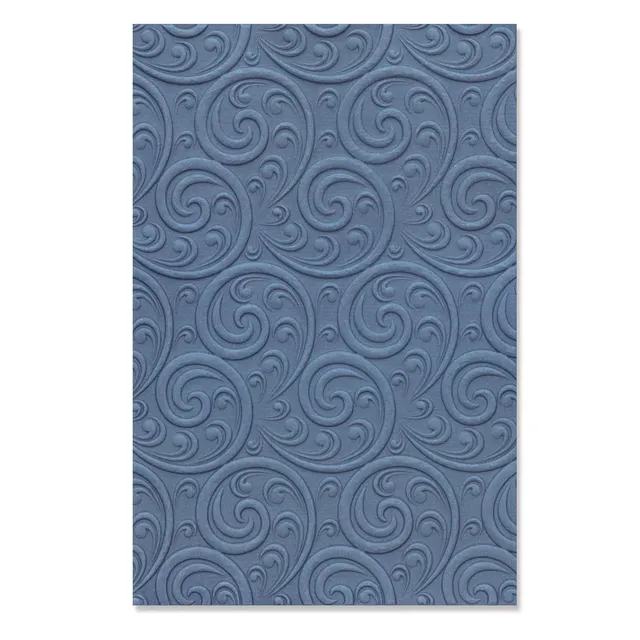 sizzix-3-d-pr-gefolder-ornamental-spiral-pr-geschablone image 1