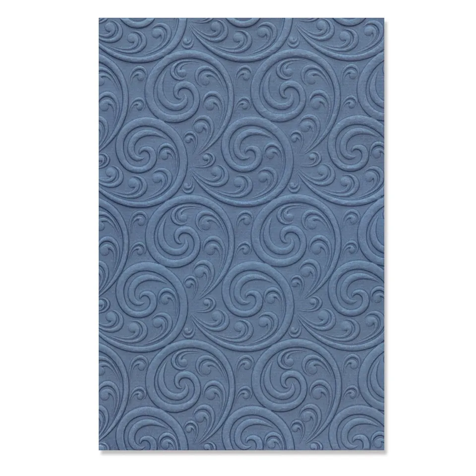 sizzix-3-d-pr-gefolder-ornamental-spiral-pr-geschablone image 1