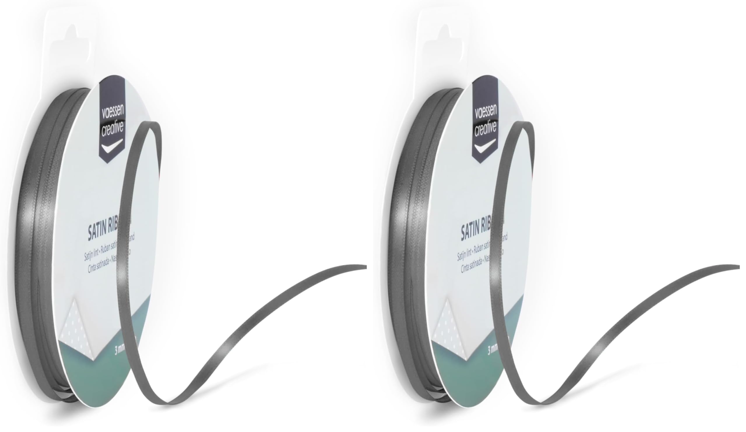 vaessen-florence-satinband-stahl-grau-3mm-x-10m-doppelsatinband image 3