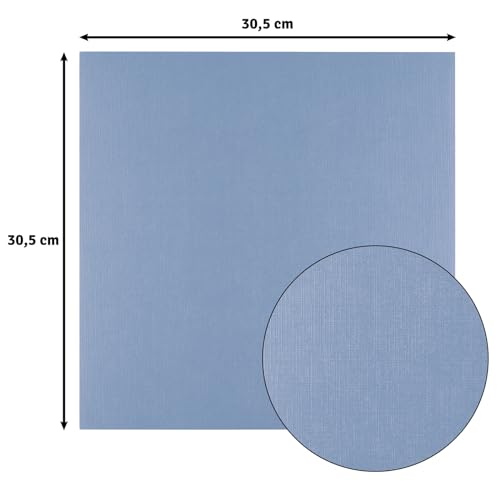 vaessen-florence-leinenkarton-steel-blau-30-5cm-10st-250g image 7