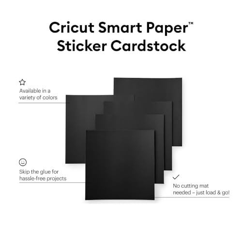 cricut-maker-smart-paper-sticker-cardstock-schwarz-10-blatt image 8