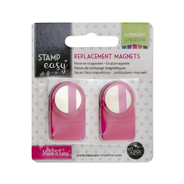 vaessen-cut-easy-stamp-easy-ersatzmagnete-s-2-st-ck-pink image 1