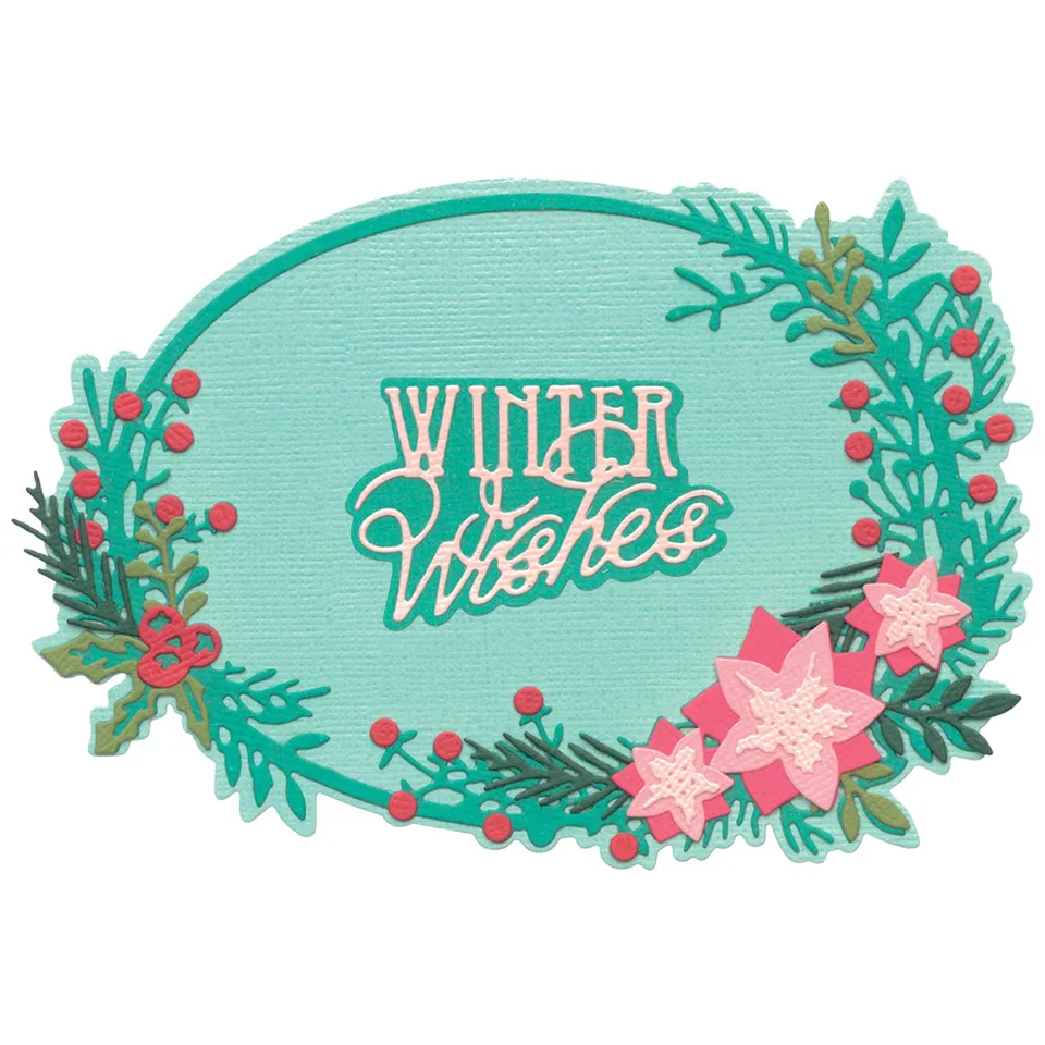 sizzix-thinlits-winter-wishes-2-stanzschablonen-14-tlg-winter image 1