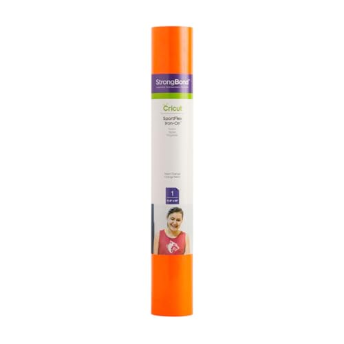 cricut-maker-sportflex-iron-on-neon-orange-b-gelfolie-activewear image 5
