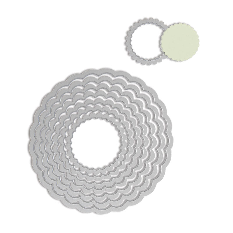 sizzix-framelits-circles-stanzschablonen-8tlg-scallop-wellenrand image 2