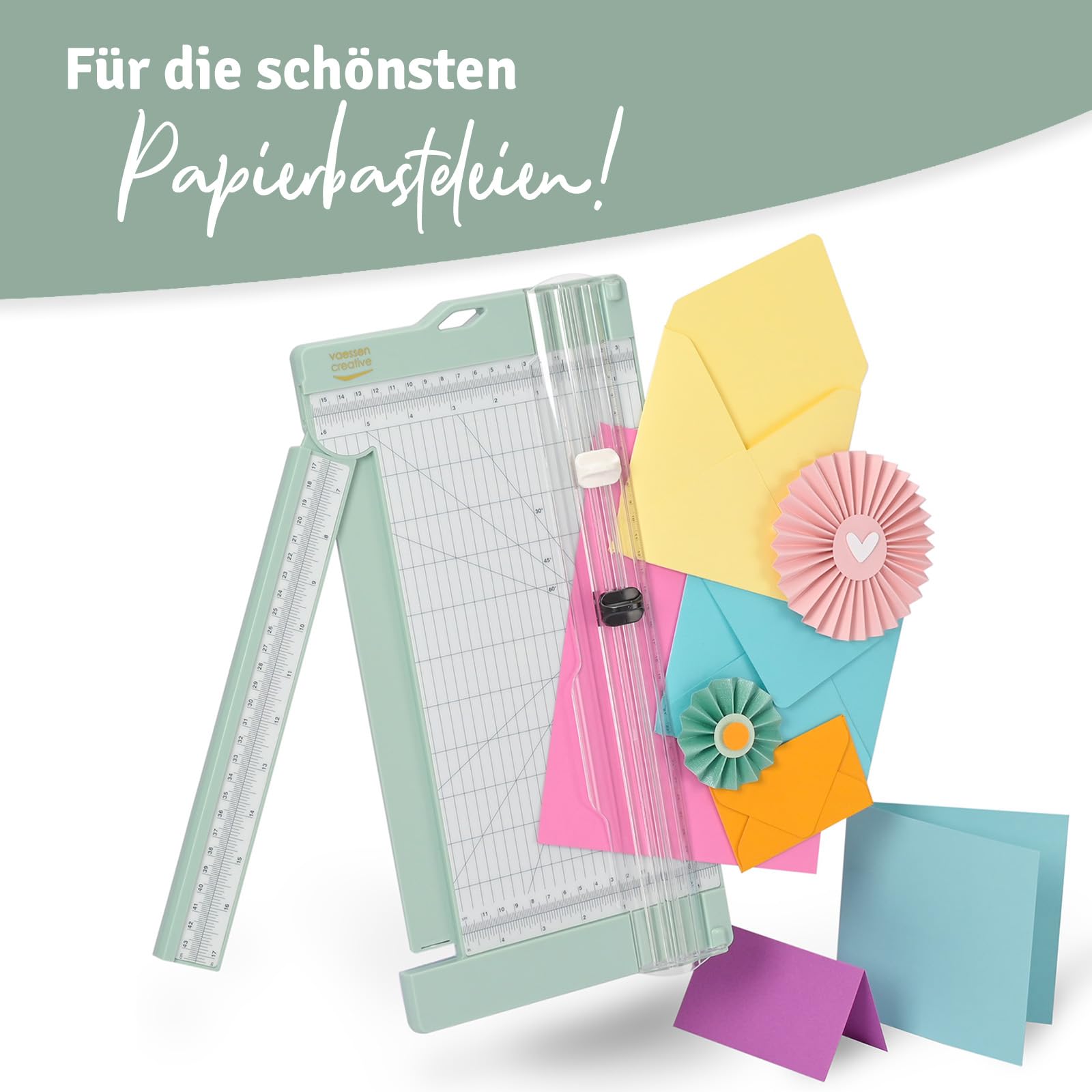 vaessen-score-easy-papierschneider-falzbrett-mintgr-n image 4