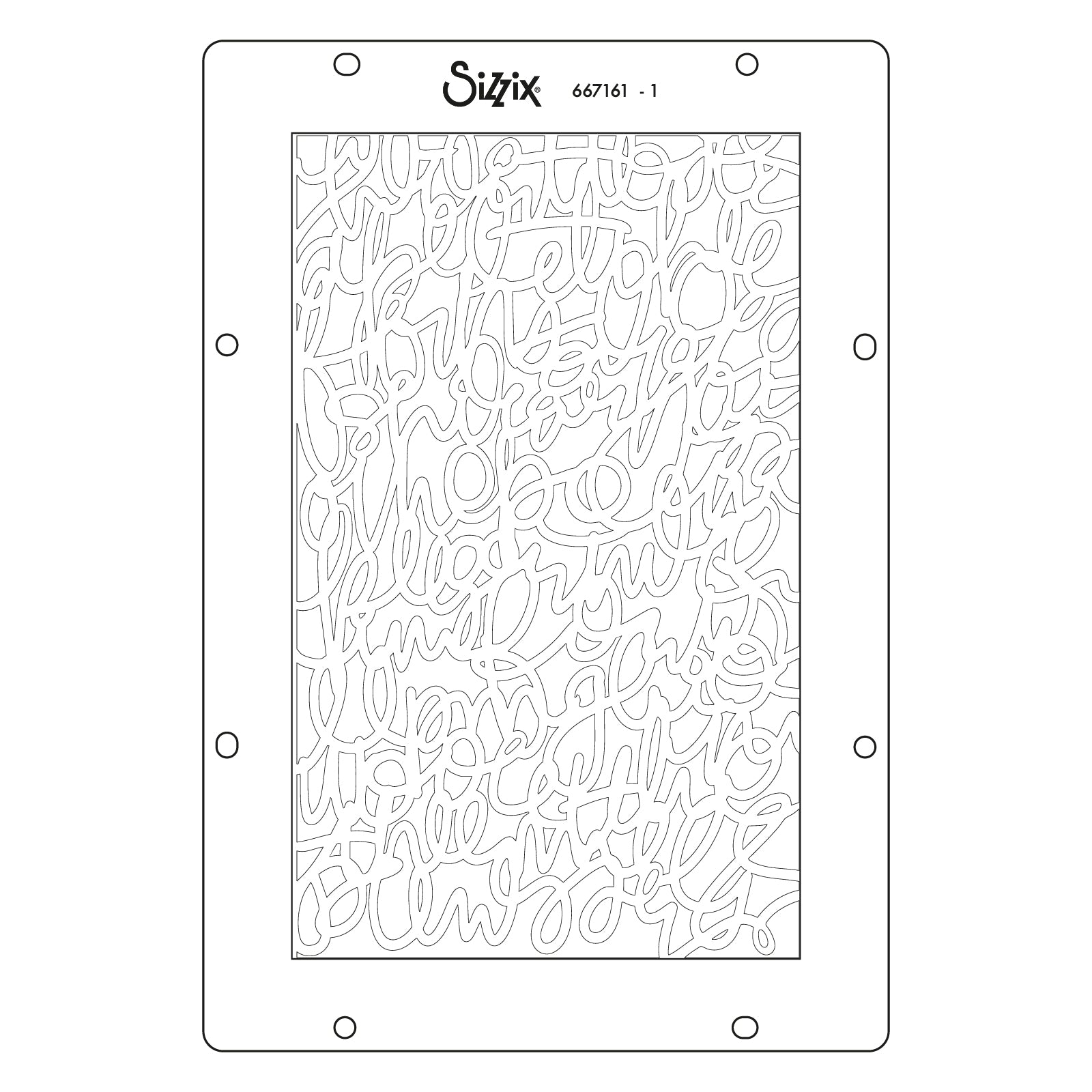 sizzix-a5-words-numbers-schablonen-4-teilig-vicki-boutin-buchstaben image 4