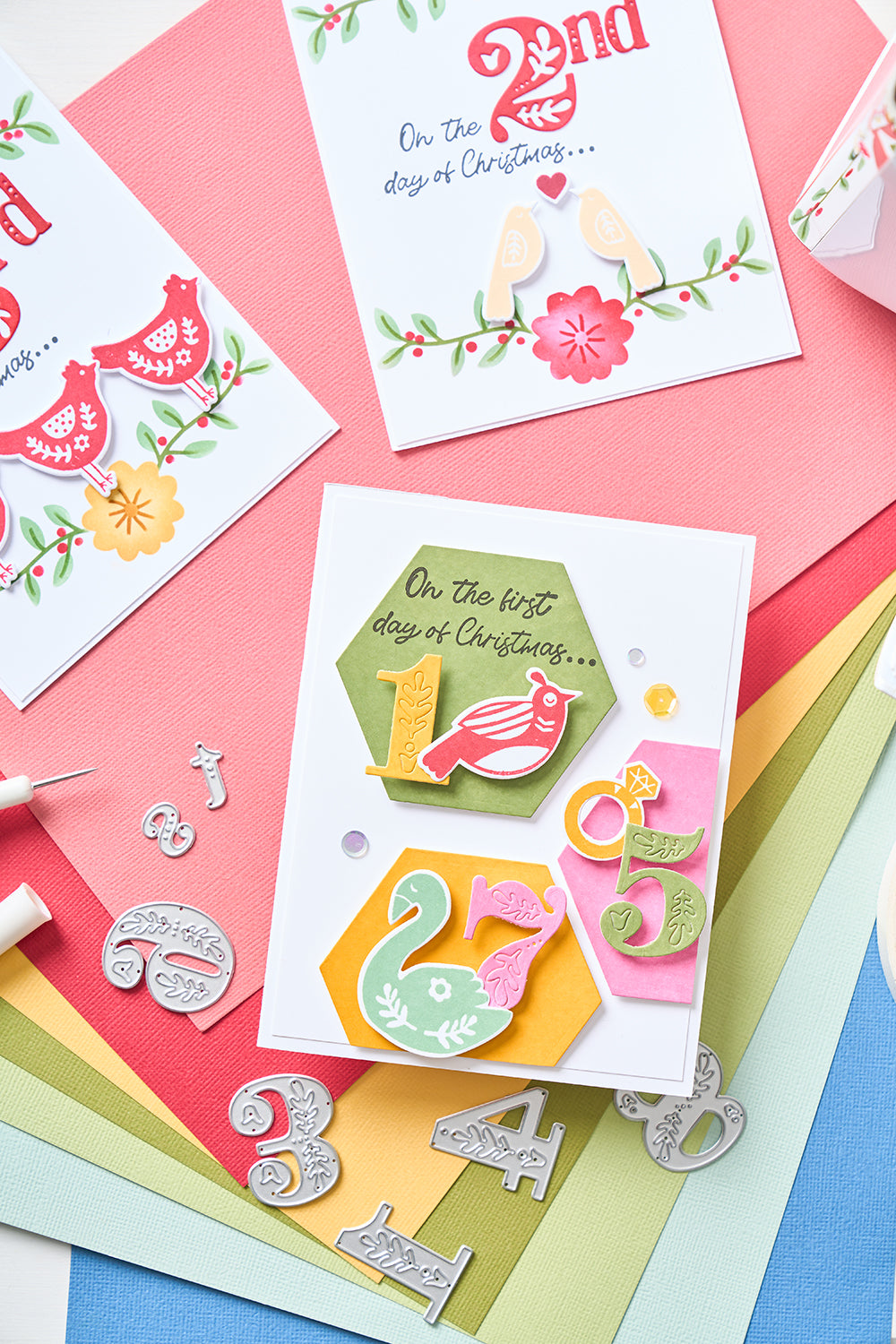 sizzix-thinlits-folk-numbers-stanzschablonen-zahlen-18tlg image 5