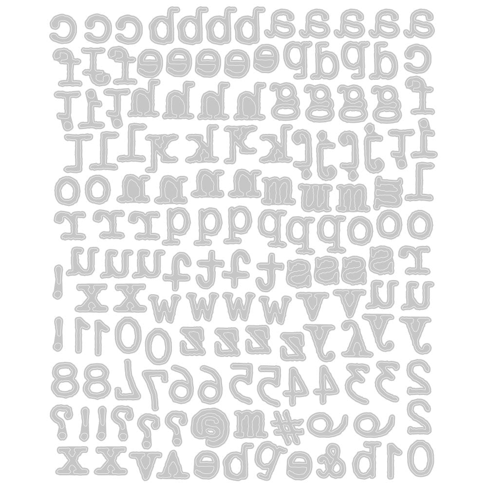 sizzix-thinlits-tiny-type-buchstaben-stanzen-146er-retro image 2