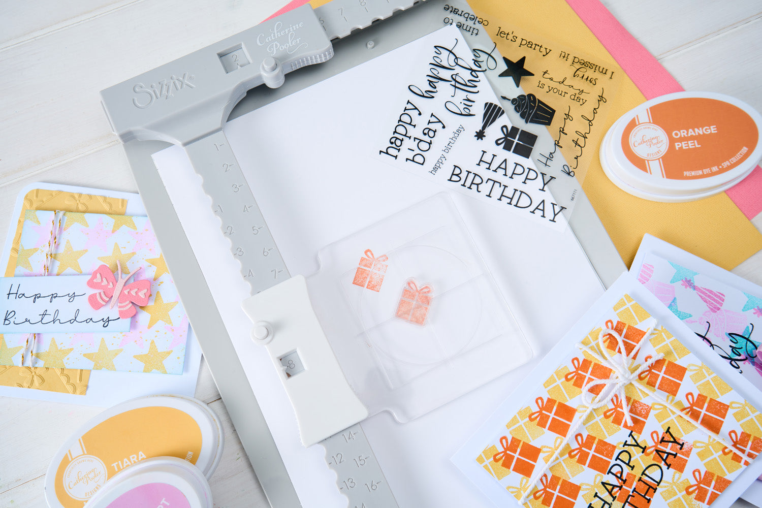 sizzix-clear-stamps-birthday-sentiments-stempel-13tlg-geburstag image 2
