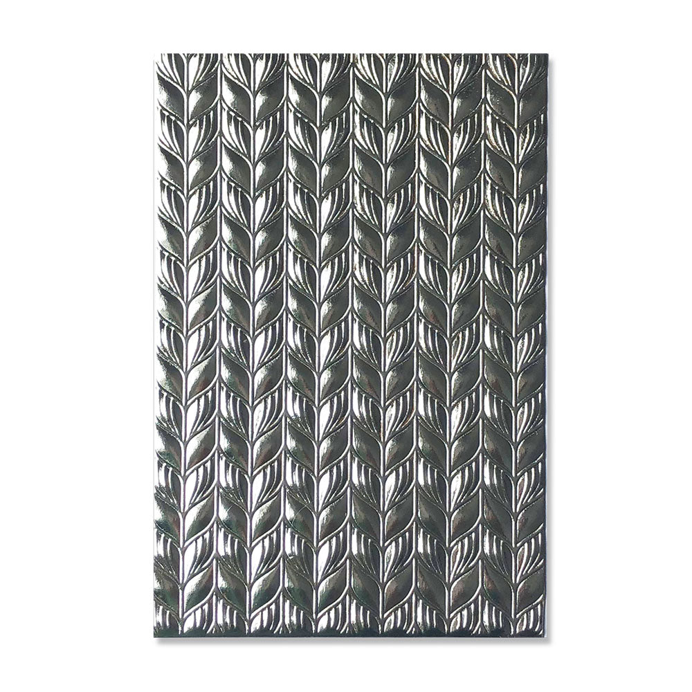 sizzix-3-d-textured-impressions-pr-gefolder-linear-leaves-breen image 1